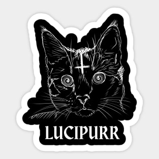 Lucipurr Sticker